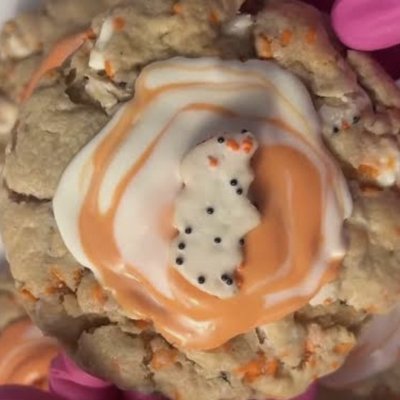 Spooky Frosted Animal Cookie