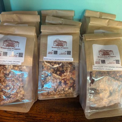 Berry-Nutty Organic Sourdough Granola