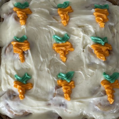 Carrot Cake Cinnamon Buns