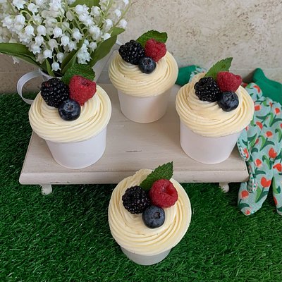 Spring- Mixed Berries & Cream