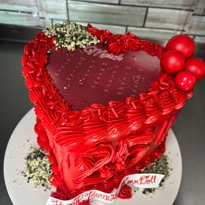 Burn Away HEART CAKE 