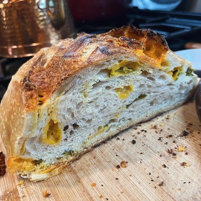 Jalapeno Cheddar Sourdough 