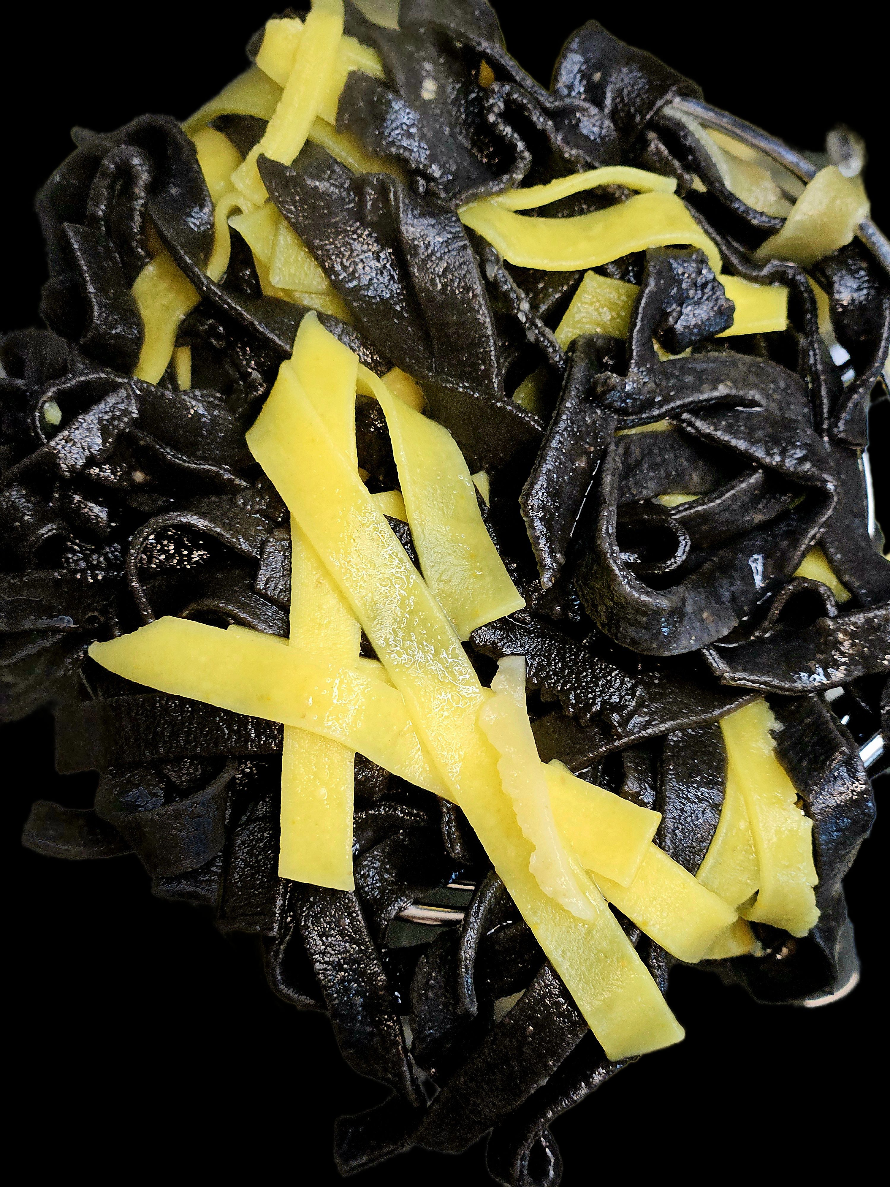 Sourdough Squid Ink Fettuccine 