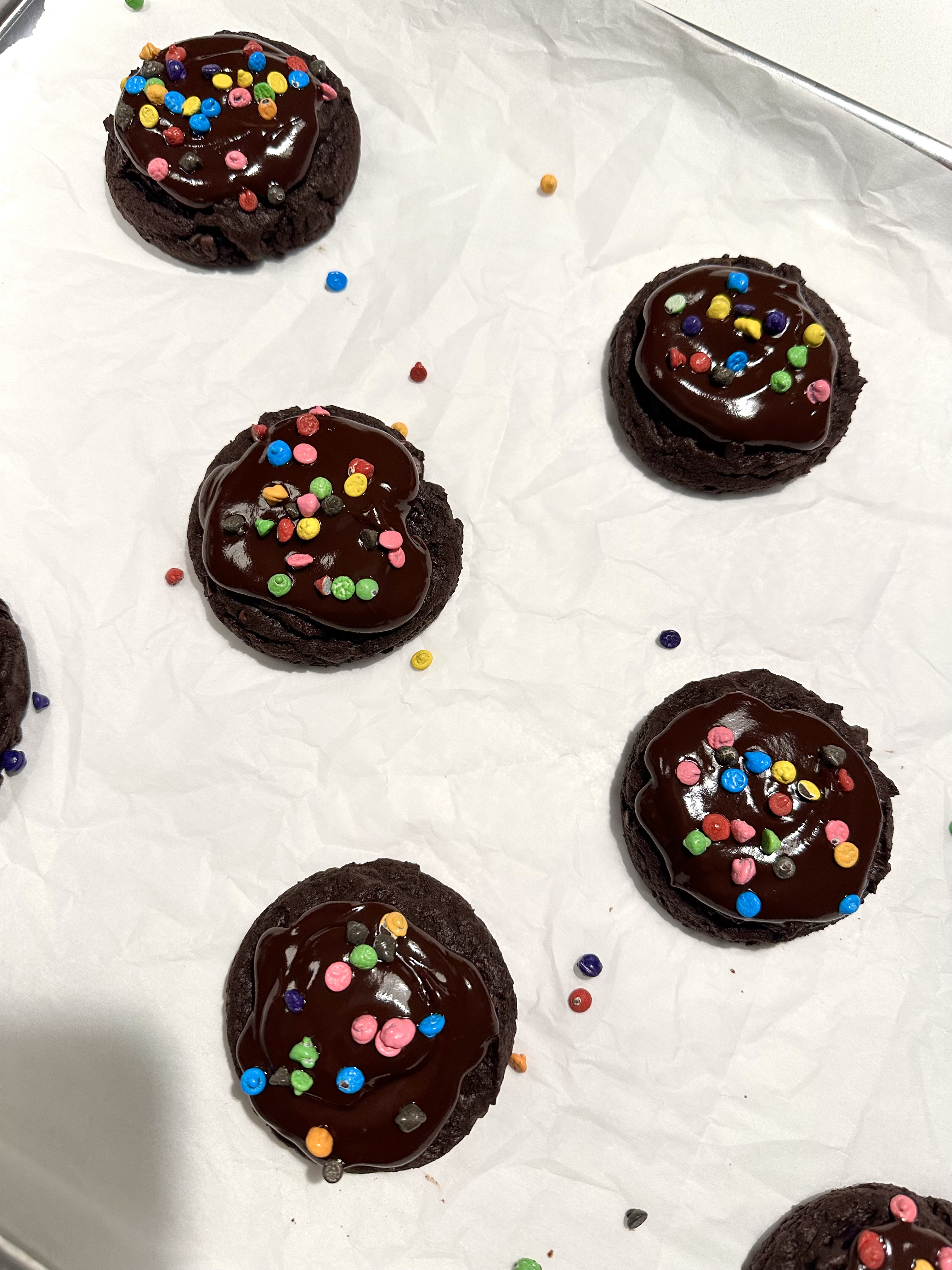 Cosmic Brownie Fudge Cookies