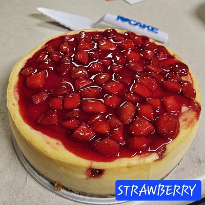 9" Strawberry Cheesecake 9 Inch