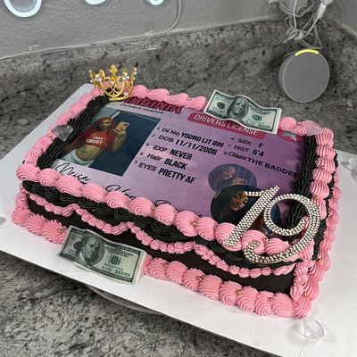 1 Layer Quarter Sheet Cake 