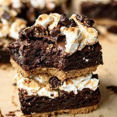 S’mores brownies