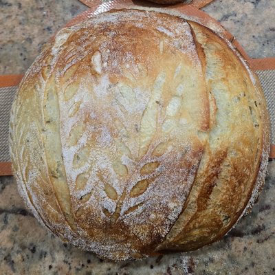 Rosemary And Olive Oil Sourdough Loaf