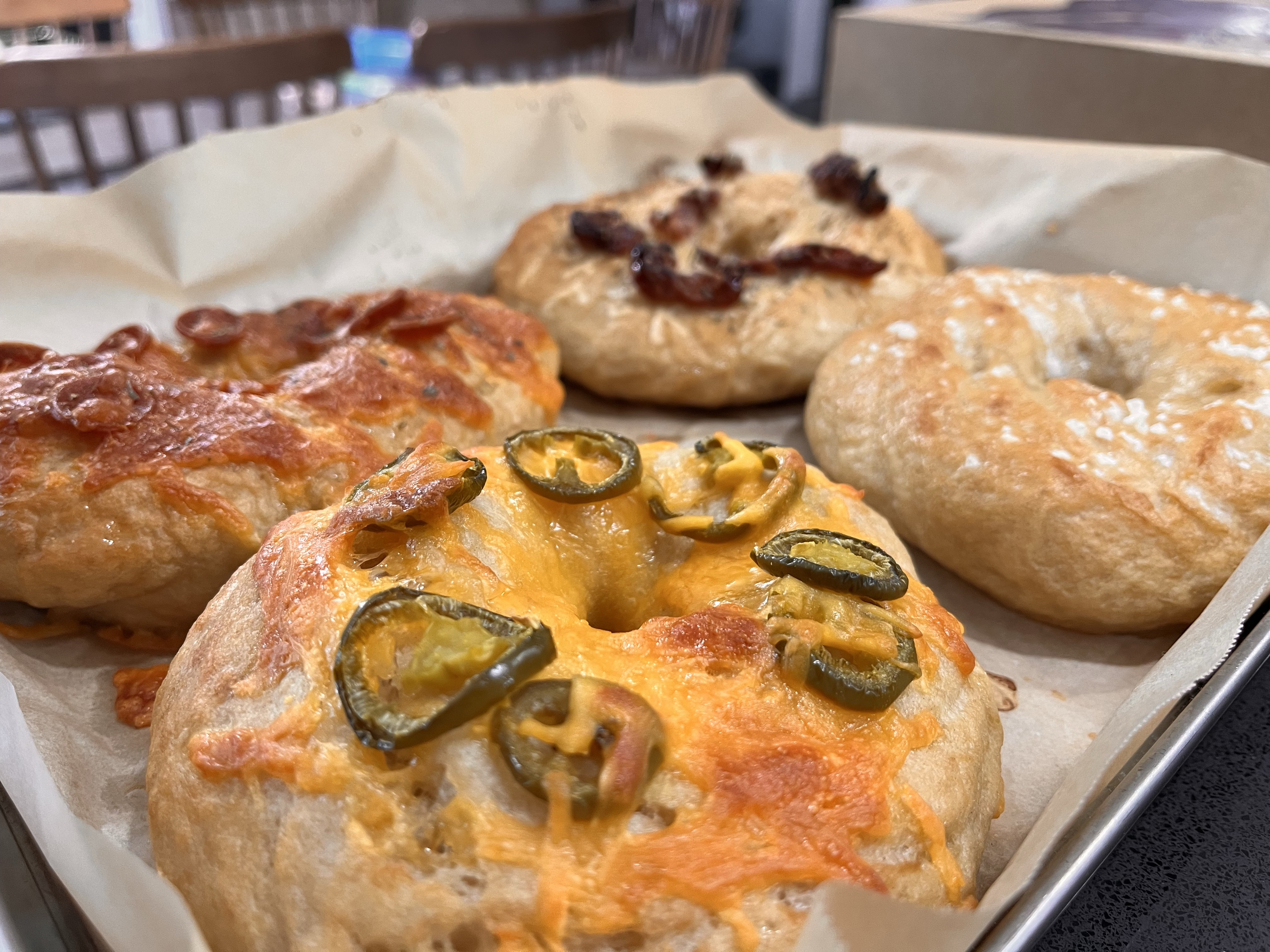 Sourdough Bagels
