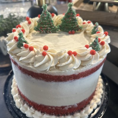 Christmas Red Velvet Cake