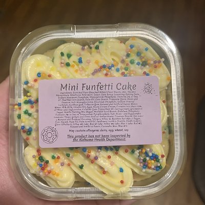 Mini Funfetti Cake