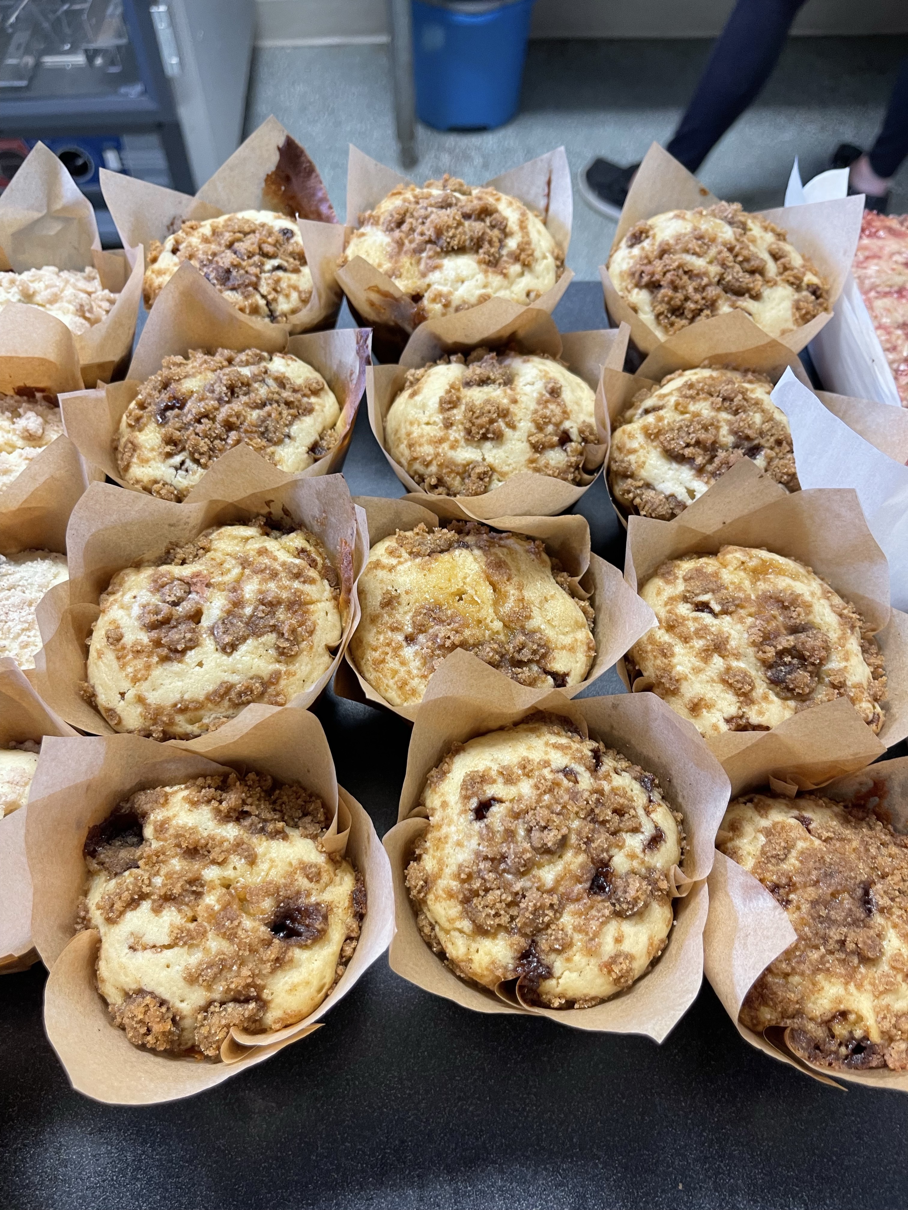 Sourdough Cinnamon Streusel Muffins 