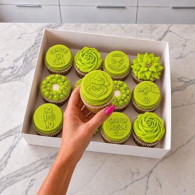 Grinch Cupcakes