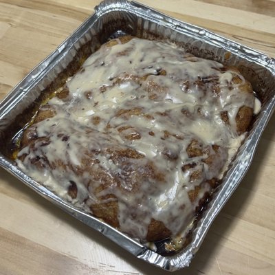 sourdough cinnamon roll focaccia (8x8 pan)