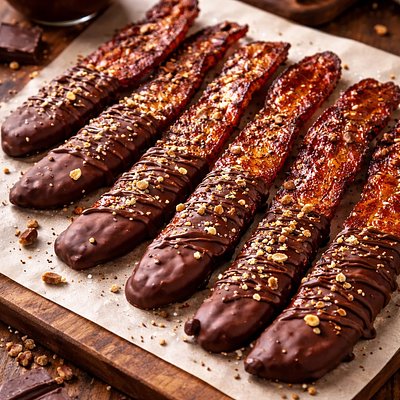 Chocolate Dipped Bacon