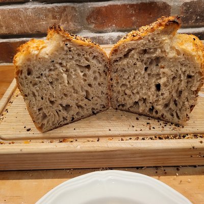 Everything But the Bagel Sourdough Bread Loaf