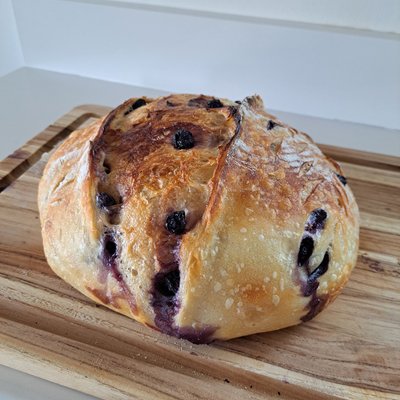 Blueberry Lemon Sourdough Bread 