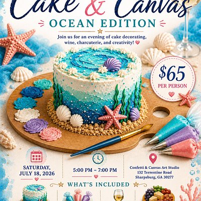 Cake&Canva Cake Decorating Class 