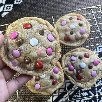 M & M’s Inspired Cookies 1/2 Dozen