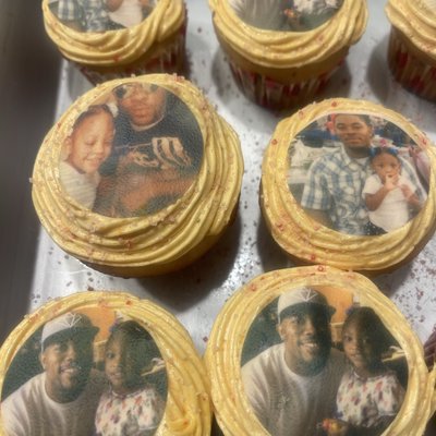 Birthday Image Combination Cupcakes