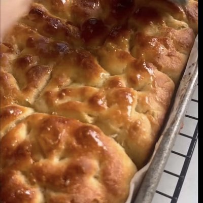 Honey Butter Sourdough Focaccia 