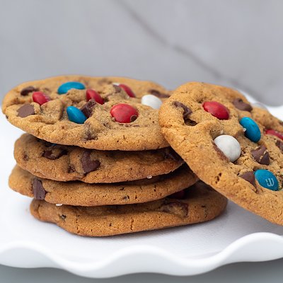 Brown Butter  M& Ms Candy  Chocolate Chip Box of 12 