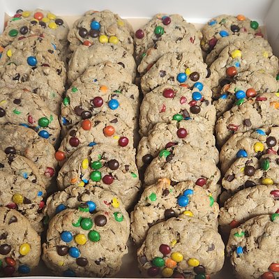 Large Monster Oatmeal Cookies 