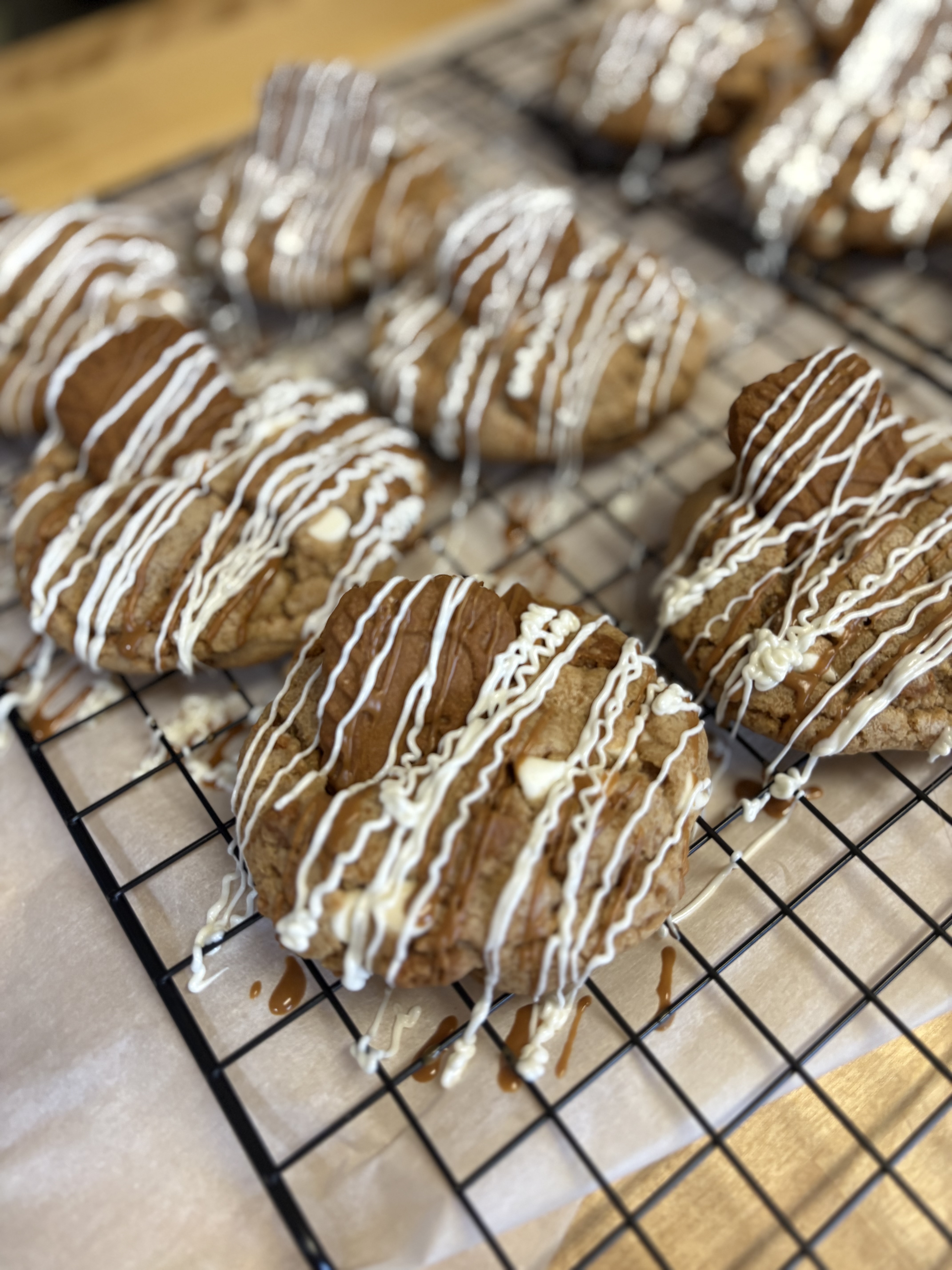 Singles • Biscoff White Chocolate Chip Cookies