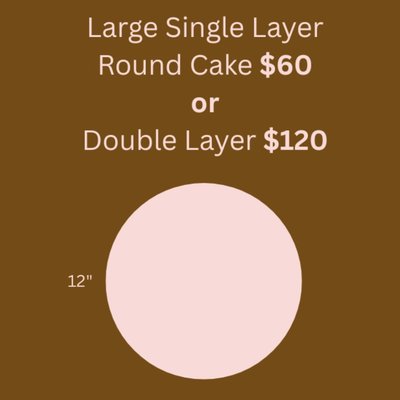 ROUND 12 inch DOUBLE layer 