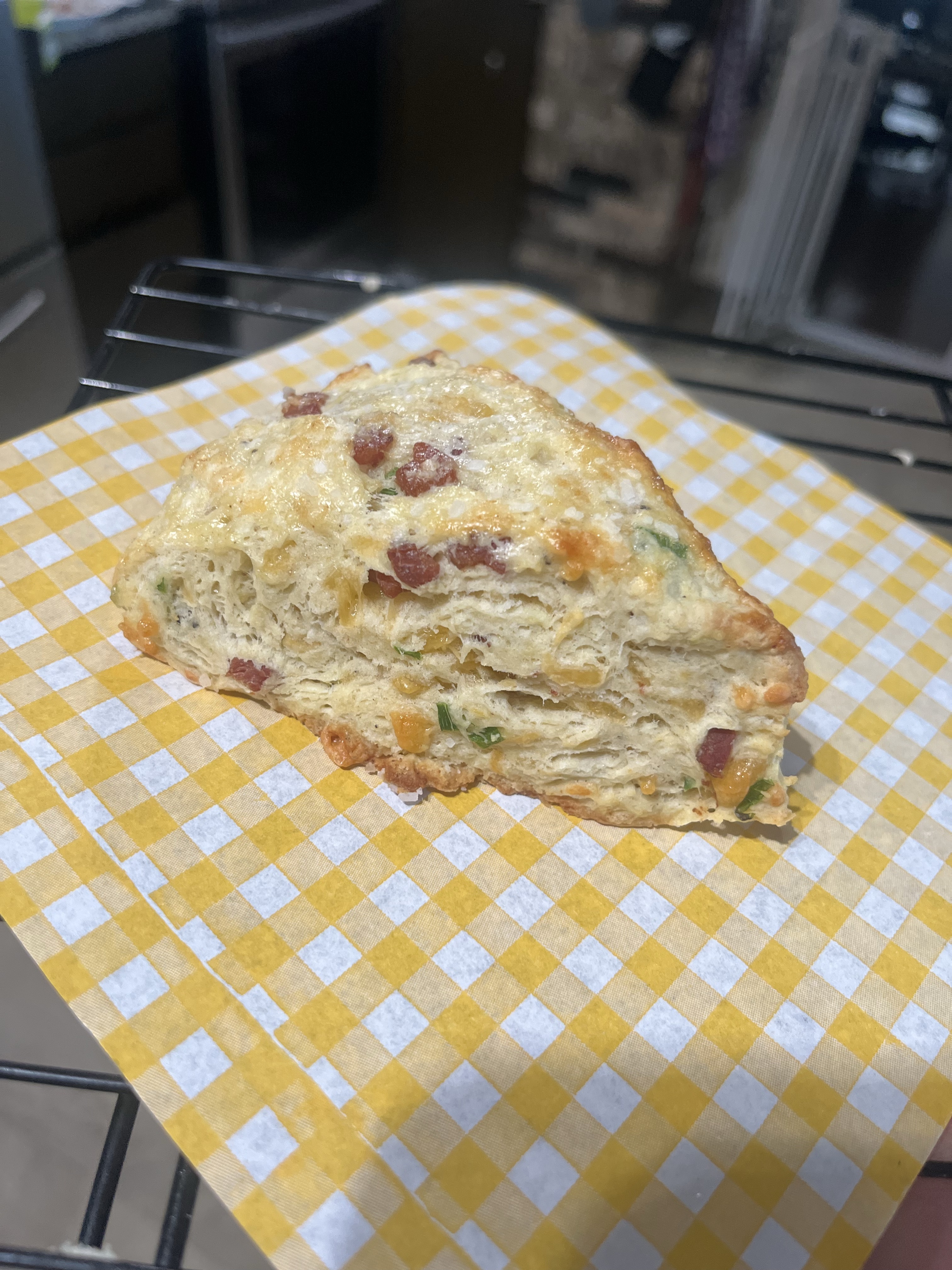 Bacon Cheddar Scone