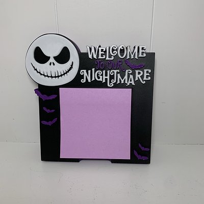 Skeleton Sticky Note Holder