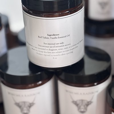 8oz Pure Whipped Tallow