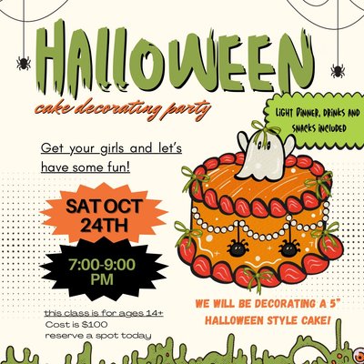 Halloween Cake Party