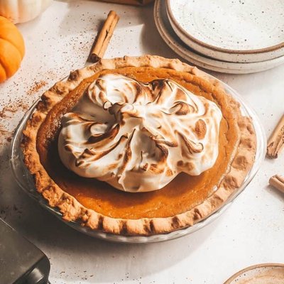 Brown Butter Pumpkin Pie 