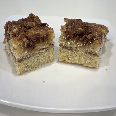 CinnaYum Crumble Coffee Cake