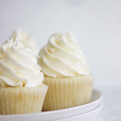 White cupcake