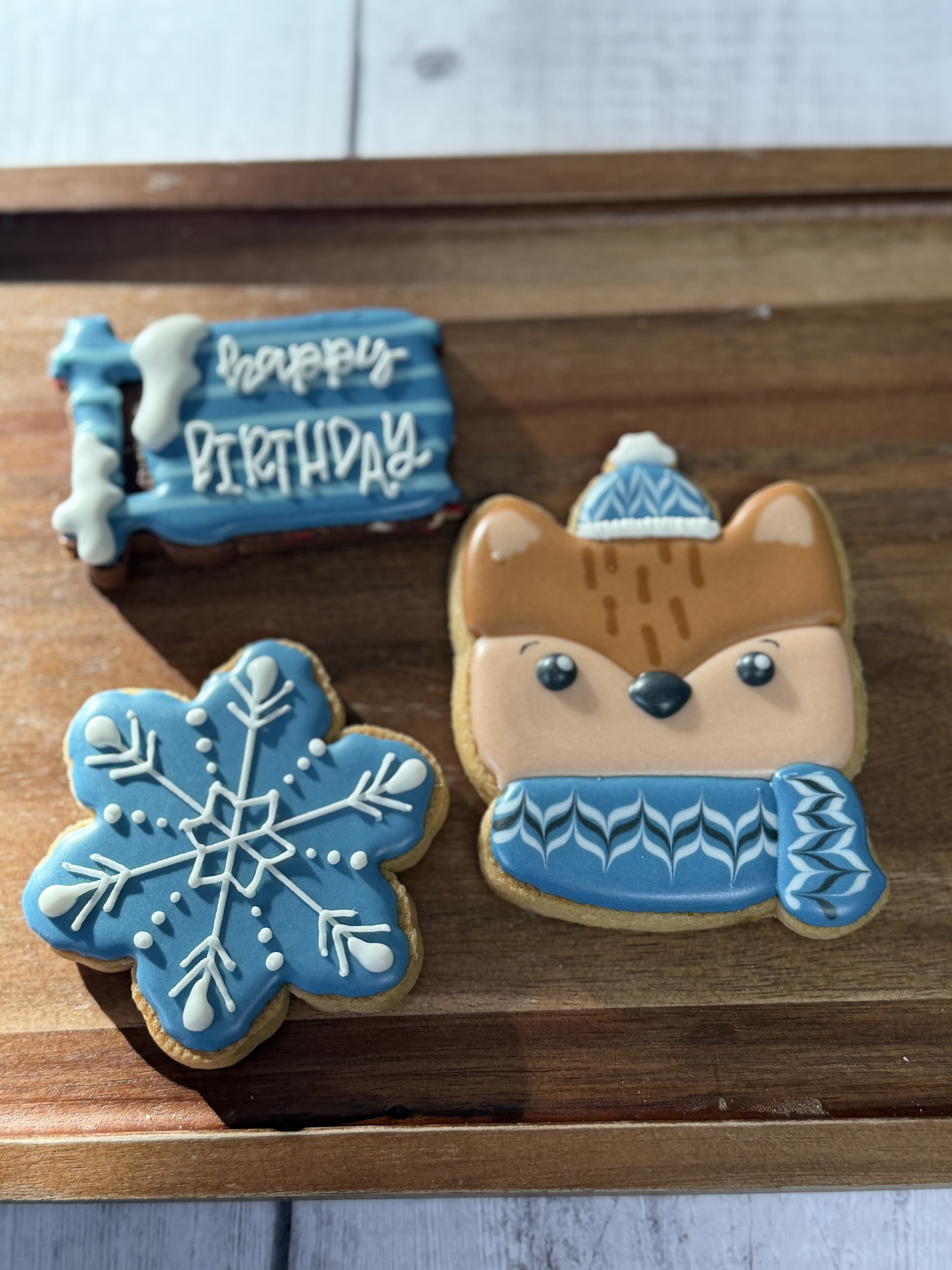 Winter Birthday Set Of 3 (Fox)