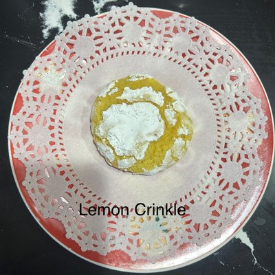 Lemon Crinkle Cookies