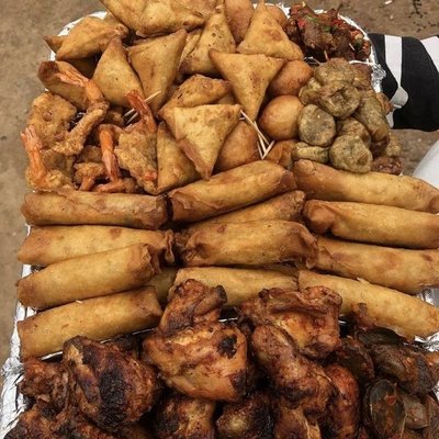 Large Pan Of Small Chops