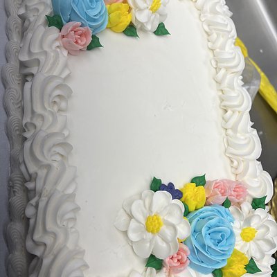 1/4 Sheet Cake 
