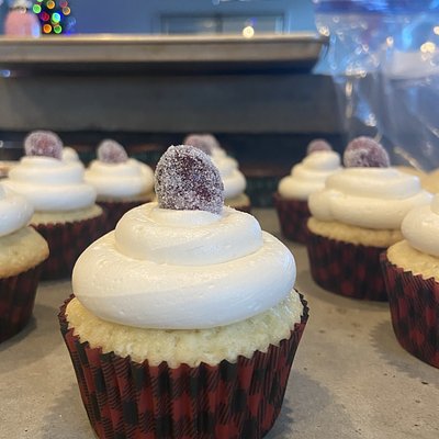 4-Pack GF Vanilla Cranberry Cupcakes