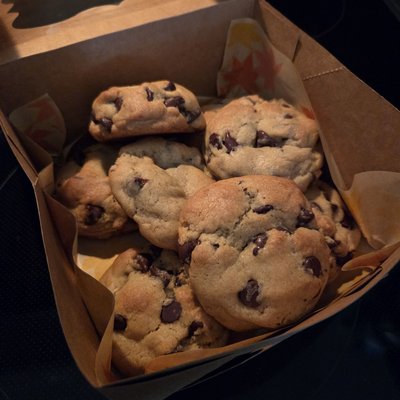 Box Of Regular Chocolate Chip Cookies 