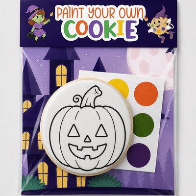 Paint Your Own Halloween Cookie