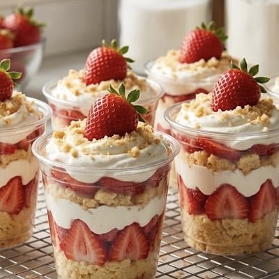 Strawberry Shortcake Cups 