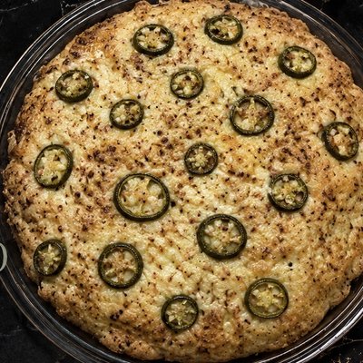 Cheddar Jalapeño Focaccia 