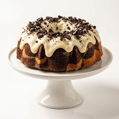 Oreo Swirl Pound Cake 