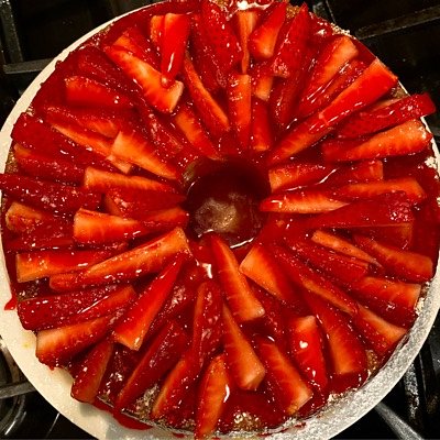 Strawberry Lemonade Bundt Cake