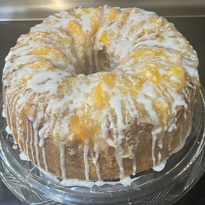 Peach Cobbler Pound Cake 