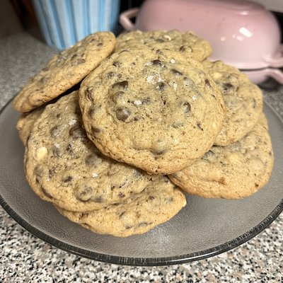 Jumbo Sourdough Chocolate Chip Cookies