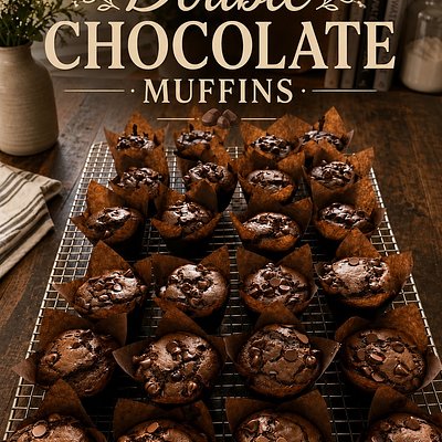 Double Chocolate Chip Muffins 